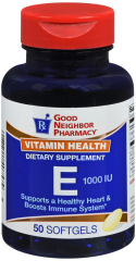 GNP VIT E 1000 IU SGC 50