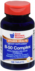 GNP VIT B-50 CMPX PR TAB 100
