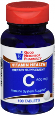 GNP VIT C 500 MG TAB 100