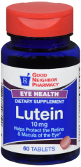 GNP LUTEIN 10MG TAB 60