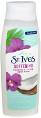 ST IVES BODY WASH COCONUT 13.5OZ