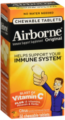 AIRBORNE CHEW CITRUS 32CT