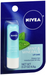NIVEA LIP CARE MINT MINERAL 6X0.17OZ