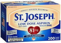 ST JOSEPH ASPIRIN 81MG EC TABLET 200CT