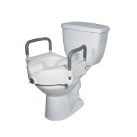 TOILET SEAT ELEV W ARMS 300 LB