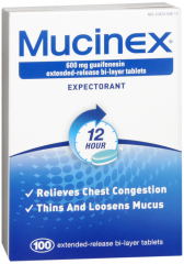 MUCINEX EXPECTORANT TABLET 100CT