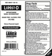 LOHIST-D LIQUID 16OZ