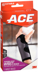 ACE SPLINT WRIST BRACE REVERSIBLE ADJUST
