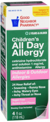 GNP ALLRG DAY S/F BG 5MG SYR 4 OZ