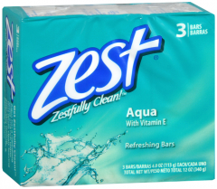 ZEST BATH BAR 3PK AQUA 3X4OZ
