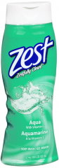 ZEST BODY WASH AQUA 18OZ