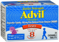 ADVIL JR CHEWTAB GRAPE 24CT