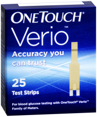 ONE TOUCH VERIO TEST STRIP 25CT