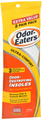 ODOR EATERS INSOLE ULTRA COMFORT 3PK