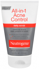 NEUTROGENA ALLN1 ACNE CNTRL SCRUB 4.2OZ