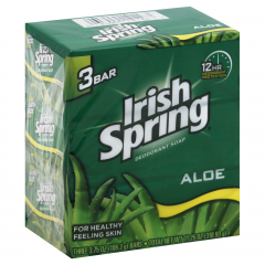 IRISH SPRING BAR ALOE 3X3.75OZ