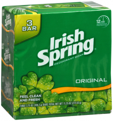 IRISH SPRING BAR ORIGINAL 3X3.75OZ
