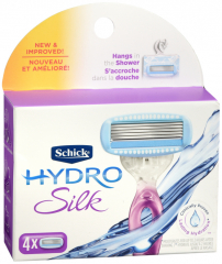 SCHICK HYDRO SILK REFILL 4CT
