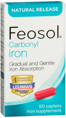 FEOSOL CARBONYL IRON CAPLET 60CT
