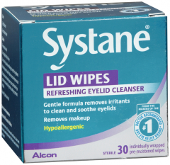 SYSTANE LID WIPE 30CT