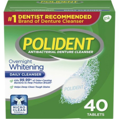 POLIDENT OVERNIGHT TABLET MINT 40CT