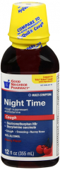 GNP NIGHT TIME CHRY CGH LIQ 12OZ
