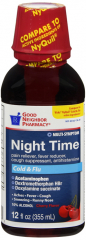 GNP NIGHT TIME CHERRY LIQ 12OZ
