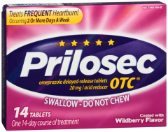 PRILOSEC OTC TABLET WILD BERRY 14CT