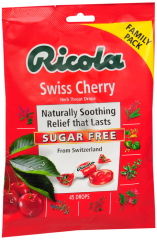 RICOLA BAG SUGAR FREE CHERRY 45CT