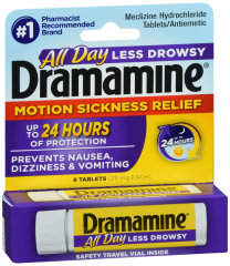 DRAMAMINE LESS DROWSY TABLET 8CT