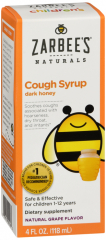 ZARBEES CHILD COUGH SYRUP GRAPE 4OZ