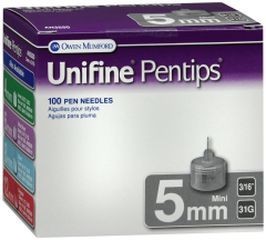 UNIFINE PENTIPS 5MM X 31G 100CT