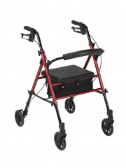 ROLLATOR BLUE ALUM BLK