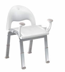 SHWR CHAIR DS WITH HANDLS 400 LB