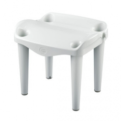SHWR SEAT DS WITH HANDLS 300 LB