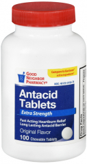 GNP ANTACID X/S CHEW CHW 100