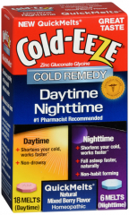 COLD-EEZE DAY NITE QUIK MELT TABLET 24CT