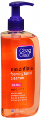 CLEAN&CLEAR FOAM FACE CLEANSER WASH 8OZ