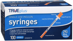 TRUEPLUS SYRINGE 1/2" 29GX1/2CC 100CT