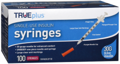 TRUEPLUS SYRINGE 5/16" 30GX3/10CC 100CT