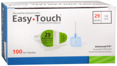 EASY TOUCH PEN NEEDLE 29G 1/2" 100CT