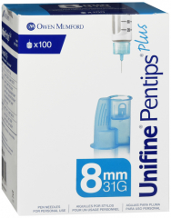 UNIFINE PENTIPS PLUS 8MMX31G 100CT