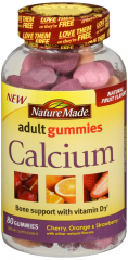 CALCIUM W/D-3 GUMMIE 80CT NAT MADE