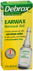 DEBROX EAR WAX REMOVAL DROPS 0.5 OZ