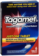 TAGAMET HB 200MG TABLET 6CT