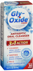 GLY-OXIDE ORAL ANTISEPTIC CLEANSER 0.5OZ