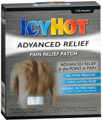 ICY HOT ADVANCED PAIN RELIEF PATCH 4CT