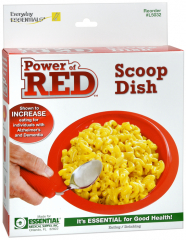 DISH SCOOP SUCTION PWR OF RED ESSENTIAL