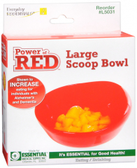 BOWL SCOOP SUCTION PWR OF RED ESSENTIAL