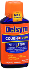 DELSYM COUGH+ NITE COUGH/COLD 6OZ